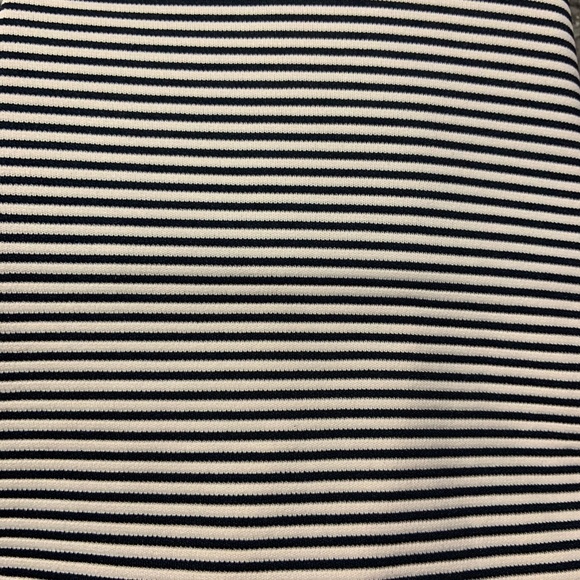 BCBGeneration Tan/Black Striped BodyCon Mini Skirt - Picture 4 of 4